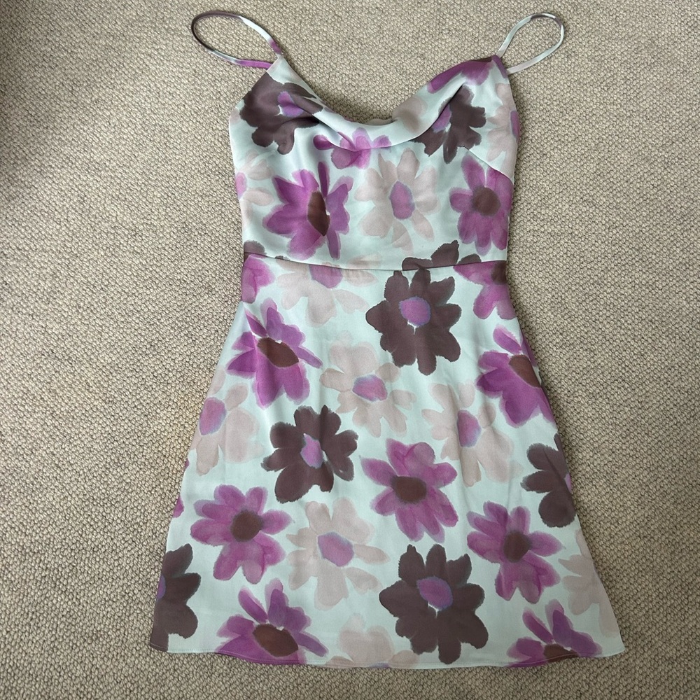 Aritzia Pastel Floral Dress
